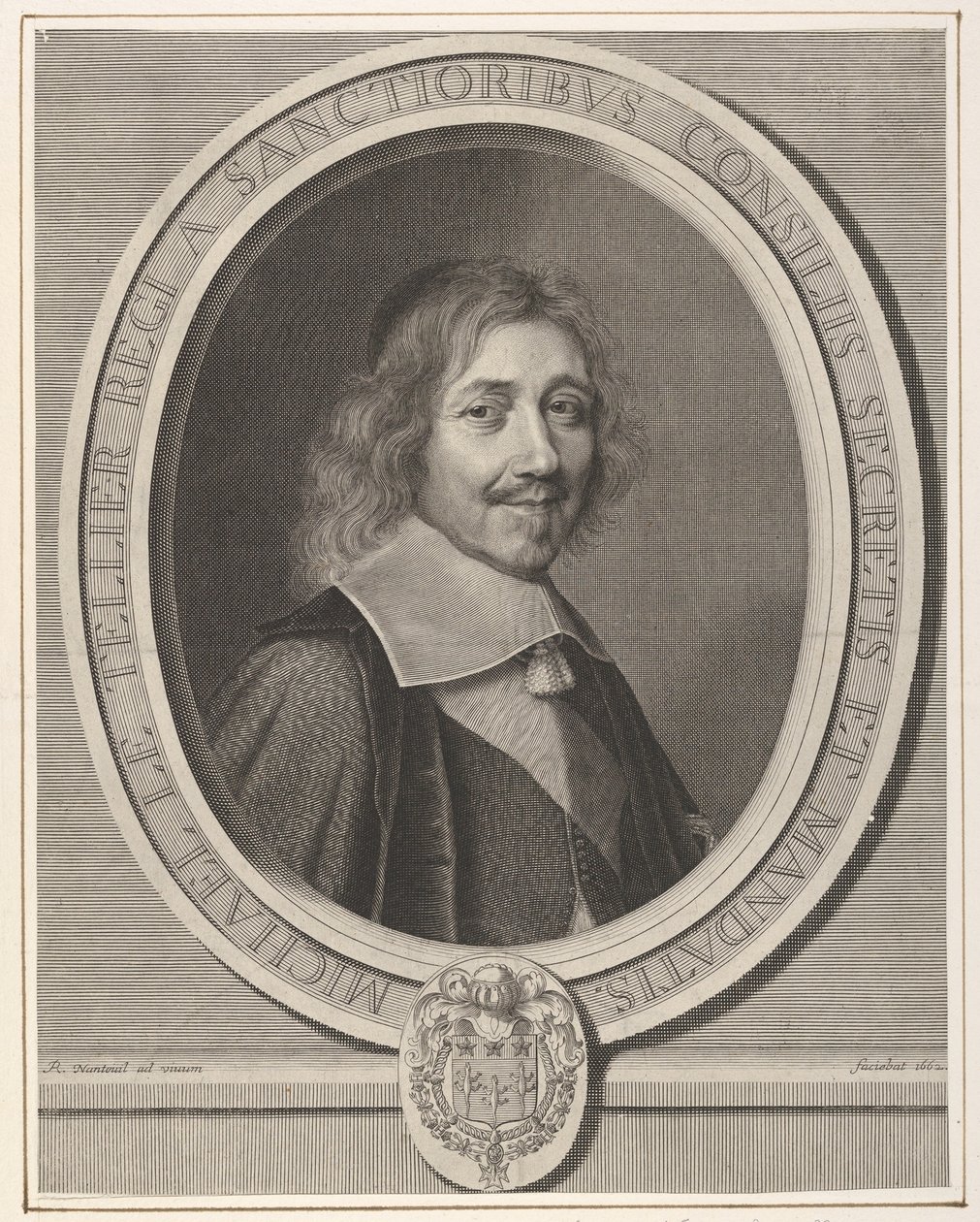 Kansler Michel IV Le Tellier, 1662. av Robert Nanteuil