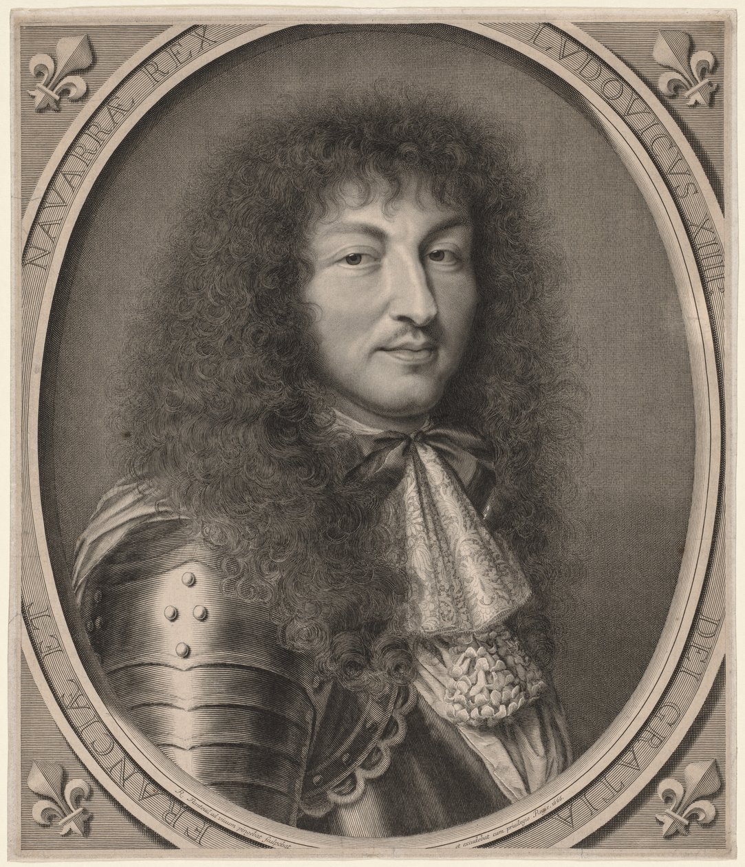 Louis XIV, 1666. av Robert Nanteuil
