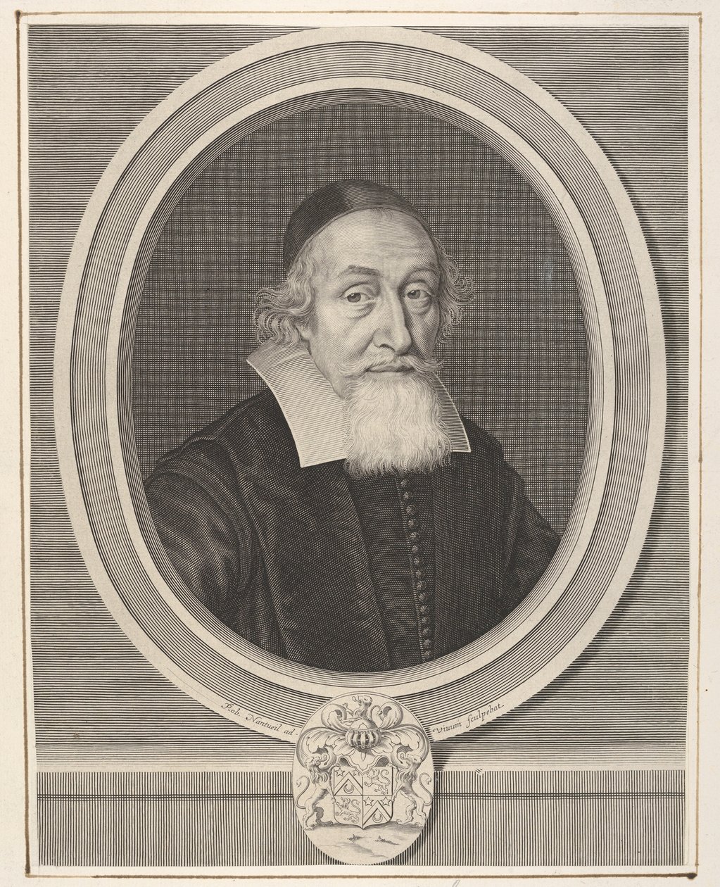 Mathieu Molé, ca. 1653. av Robert Nanteuil