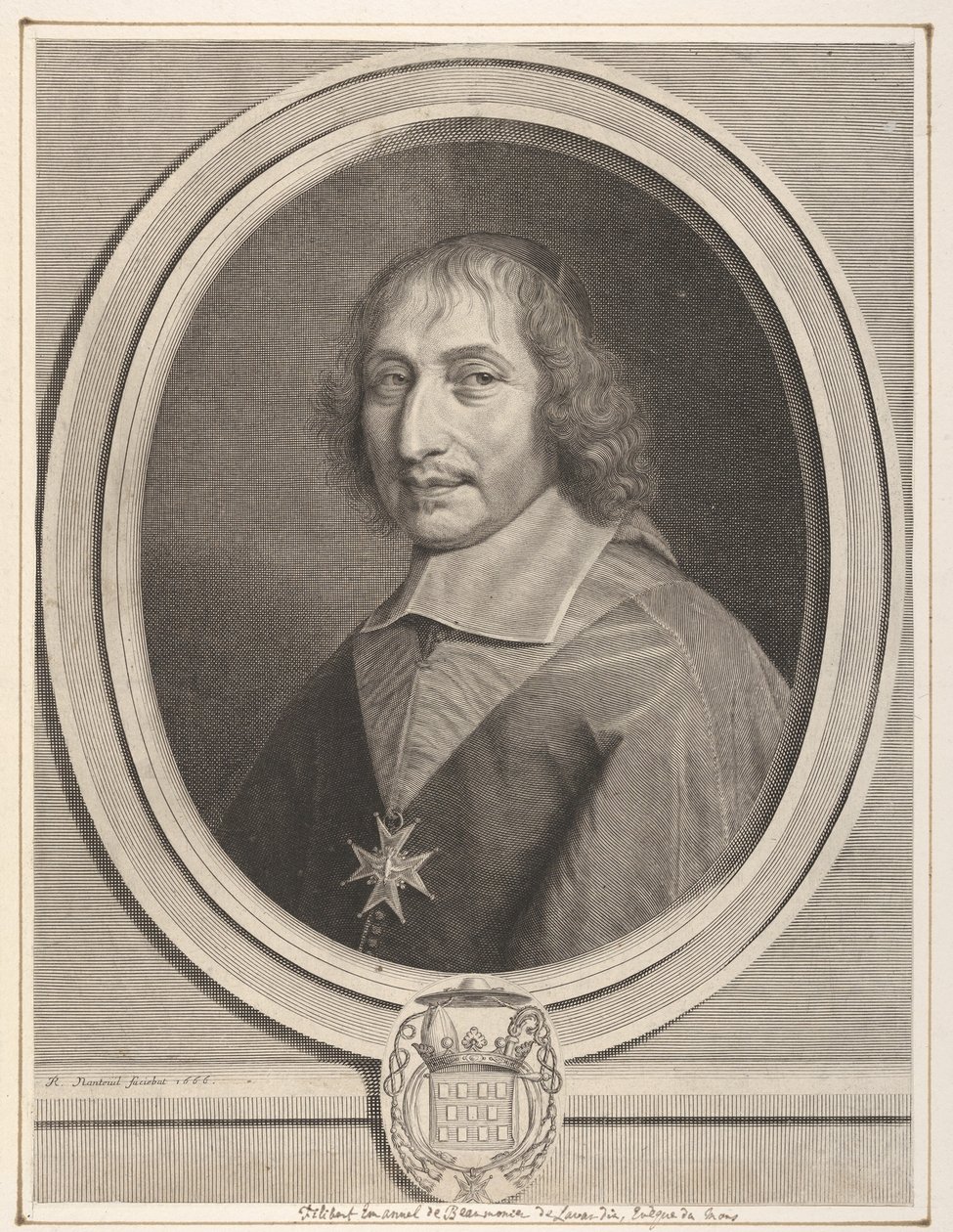 Philbert-Emmanuel de Beaumanoir de Lavardin, 1666. av Robert Nanteuil