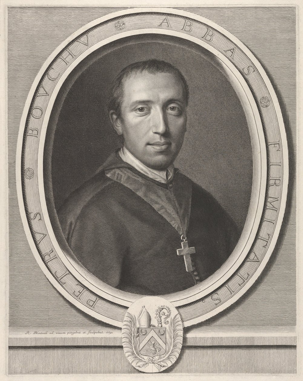 Pierre Bouchu, 1669. av Robert Nanteuil