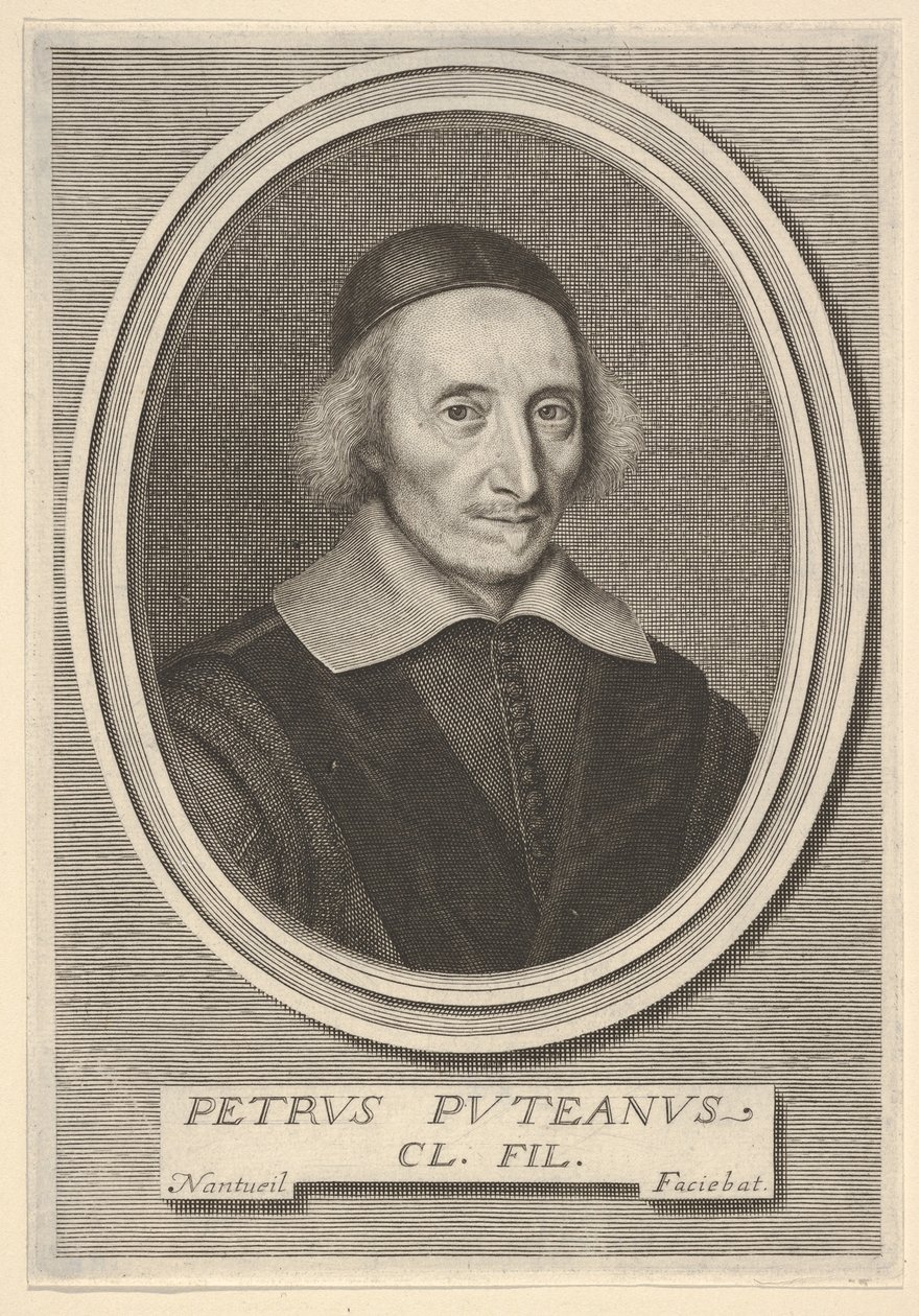 Pierre Dupuy, ca. 1651. av Robert Nanteuil