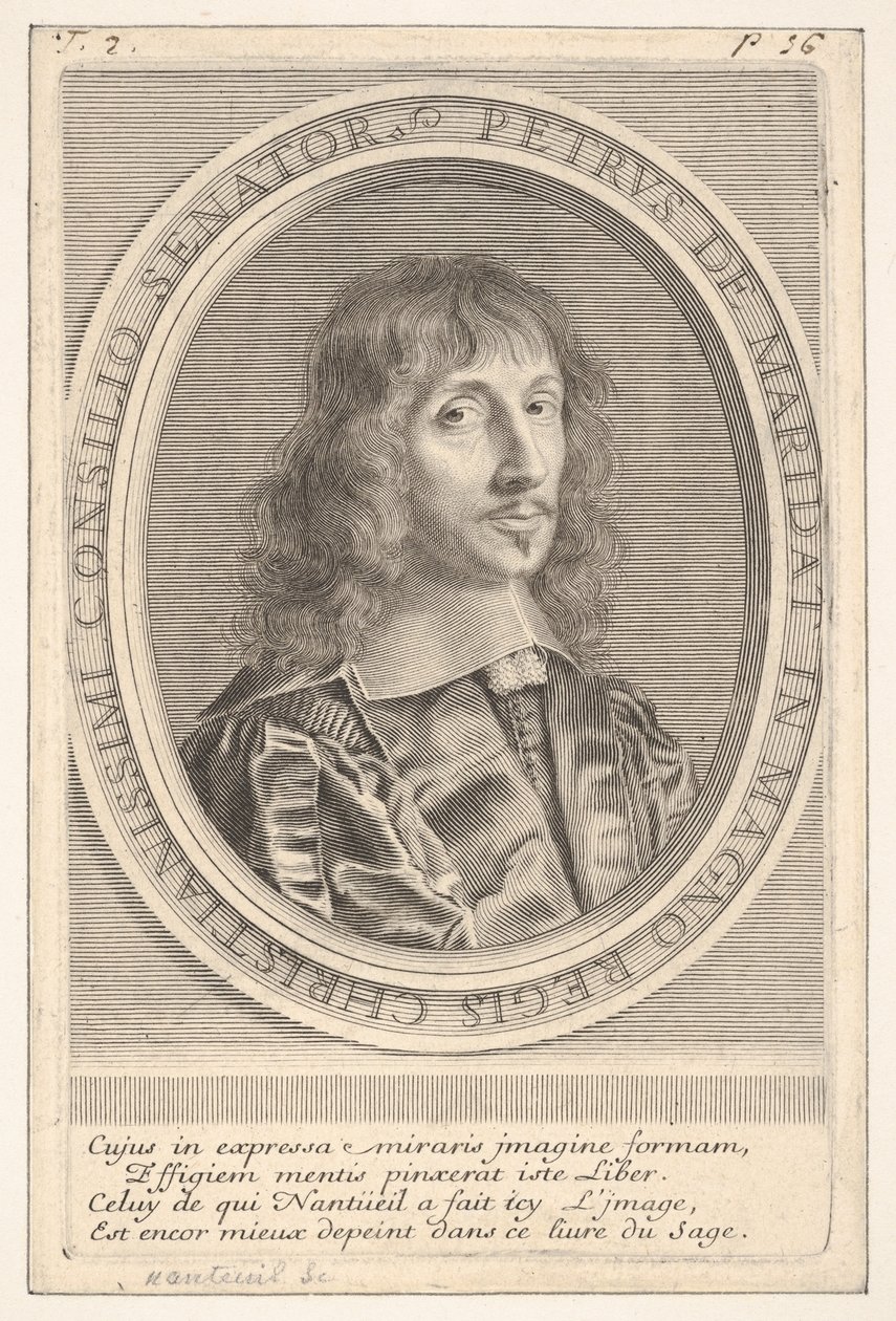 Pierre da Maridat, ca. 1653. av Robert Nanteuil