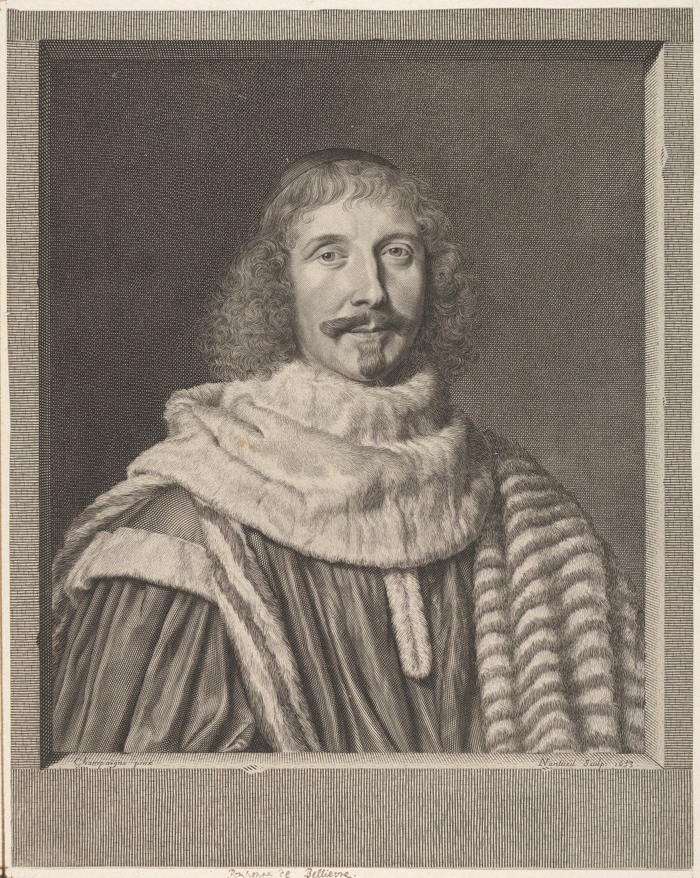 Pompone II av Bellièvre, 1653. av Robert Nanteuil