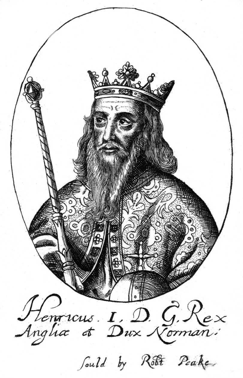 Henry I, konge av England. av Robert Peake