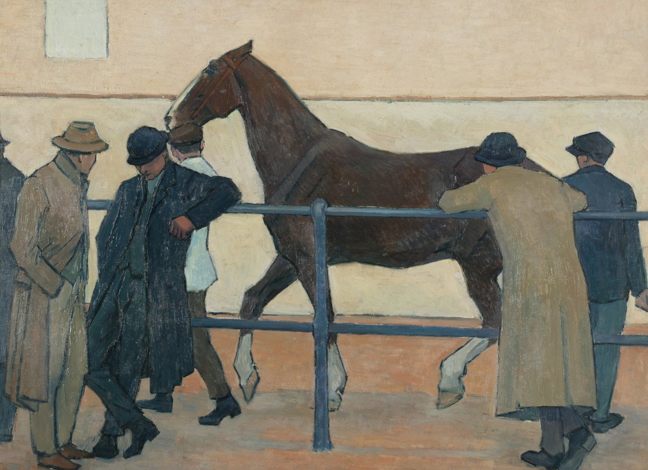 Hestehandlere av Robert Polhill Bevan