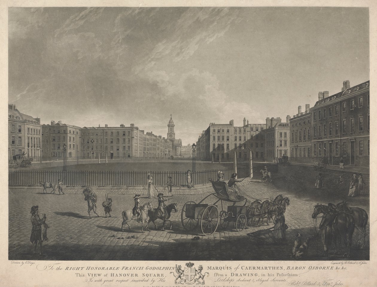 Denne utsikten over Hannover Square av Robert Pollard