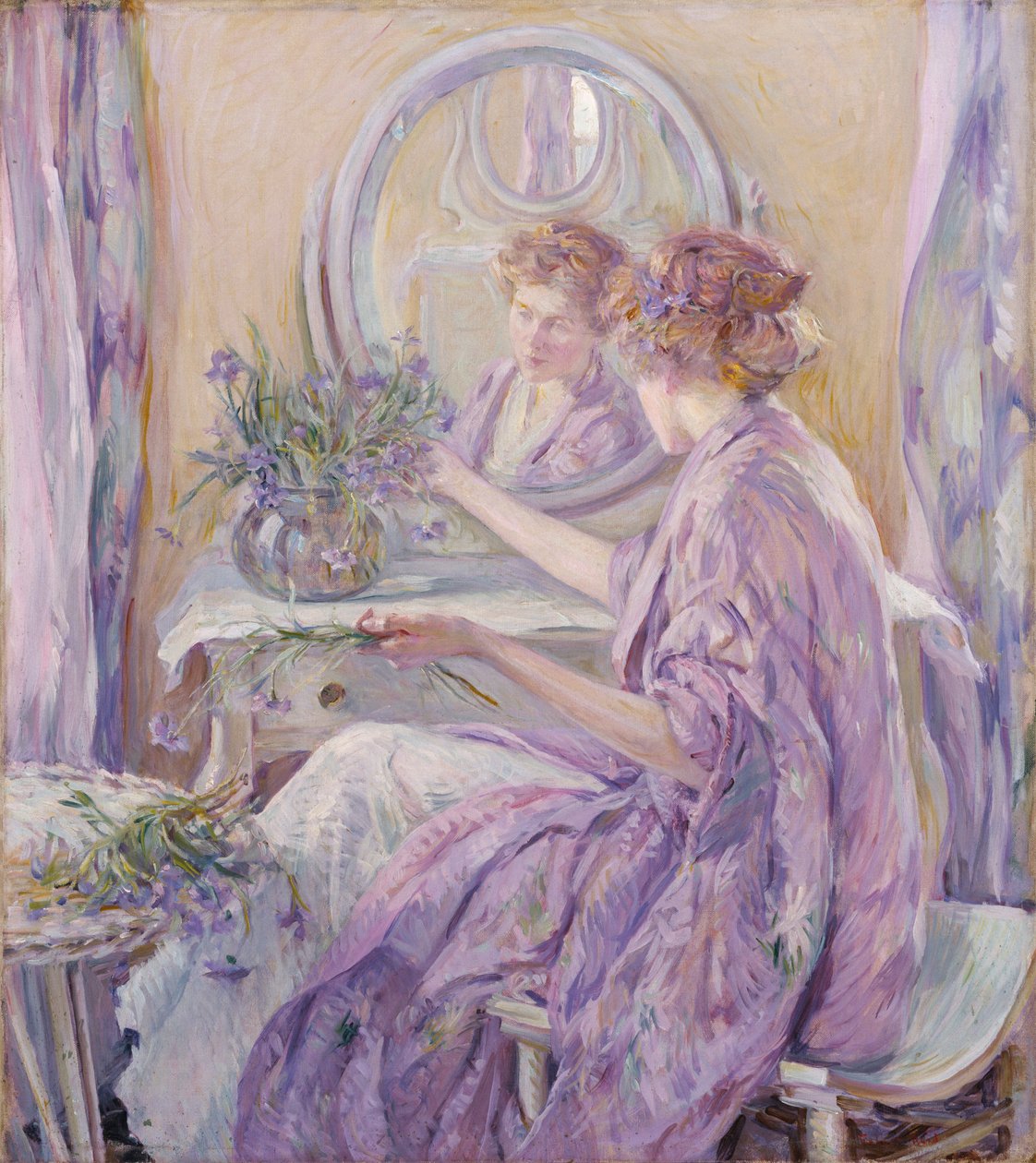 Den fiolette kimonoen, ca. 1910. av Robert Reid