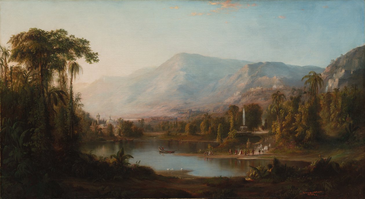 Vale of Kashmir, 1867. av Robert S. Duncanson