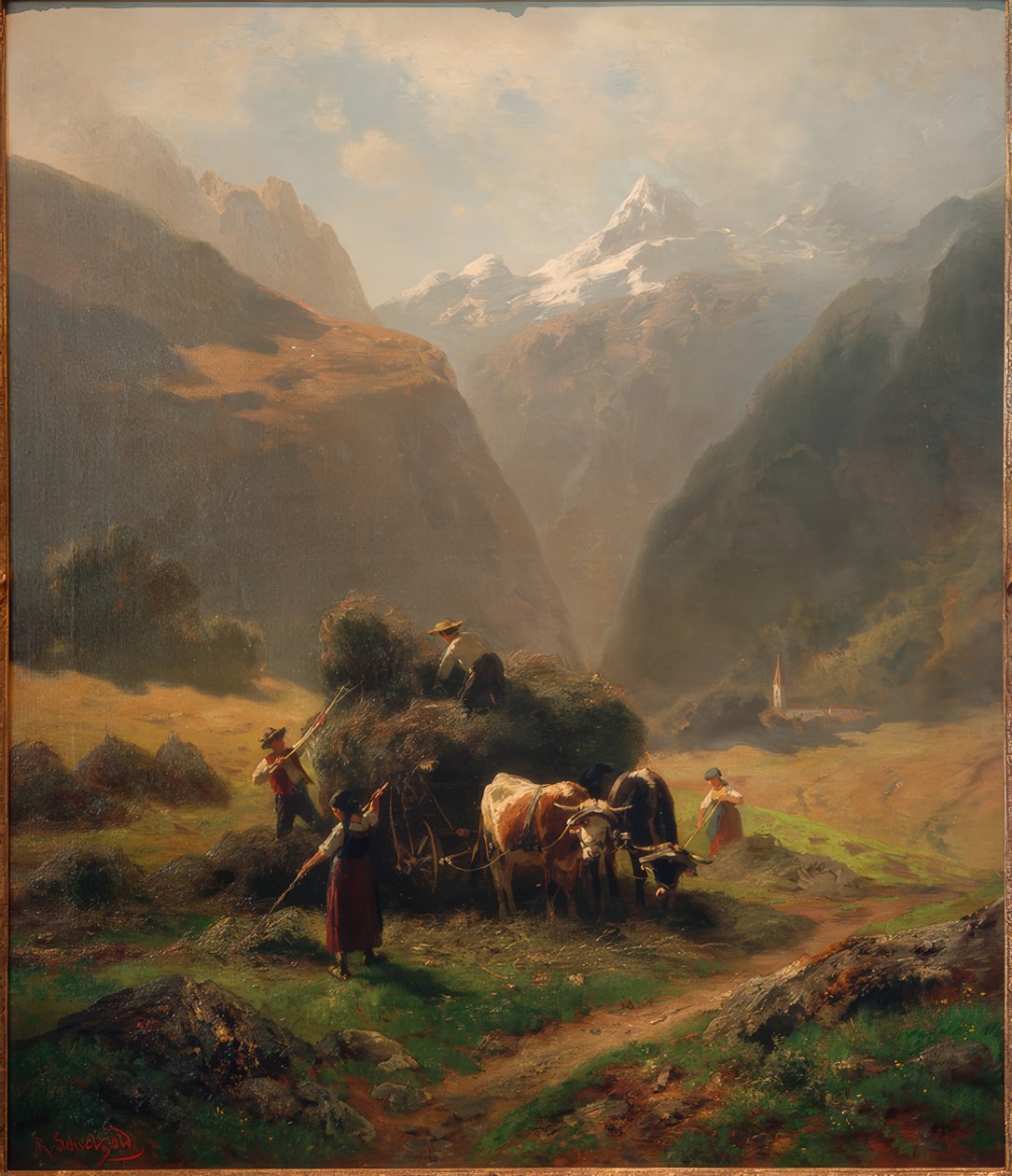 Høsting i høyfjellet av Robert Schietzold