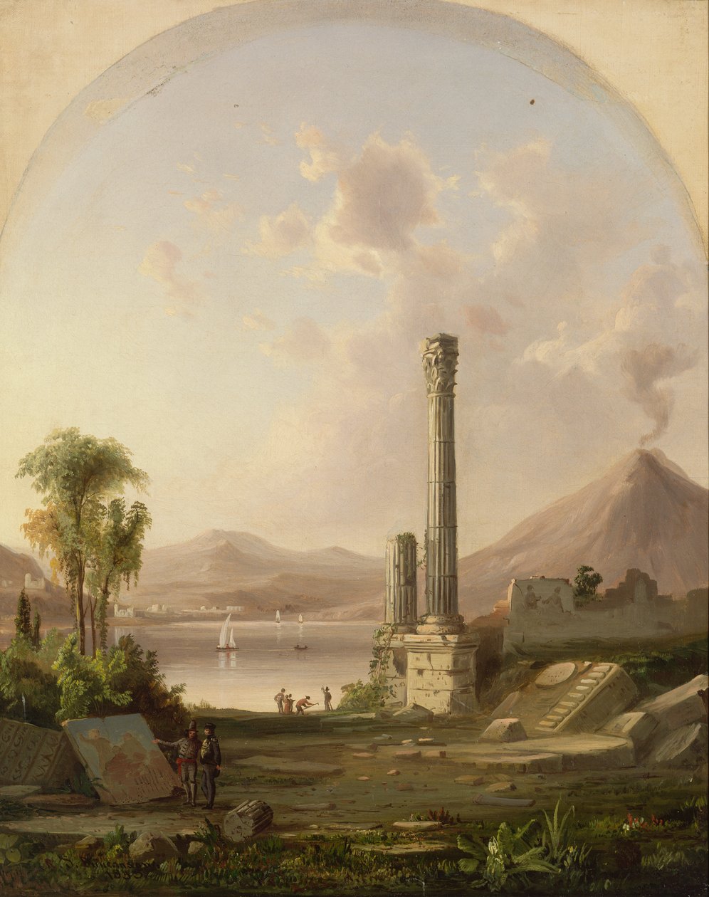 Pompeii, 1855. av Robert Seldon Duncanson