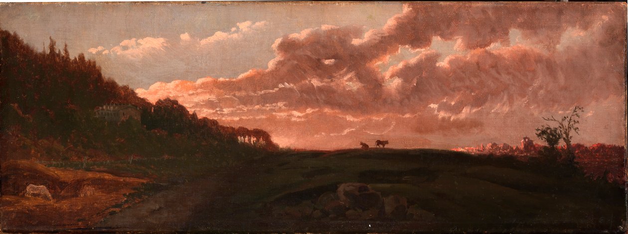 Romantisk landskap, 1871. av Robert Seldon Duncanson