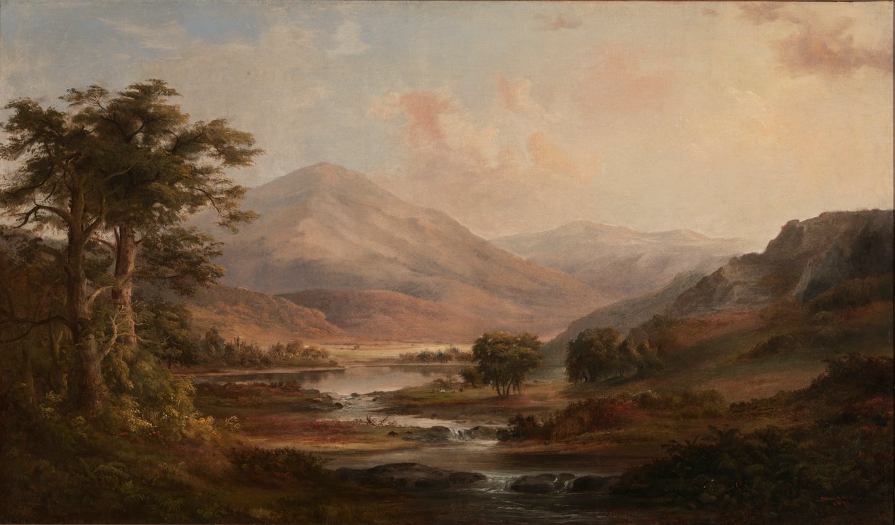 Skotsk landskap, 1871. av Robert Seldon Duncanson