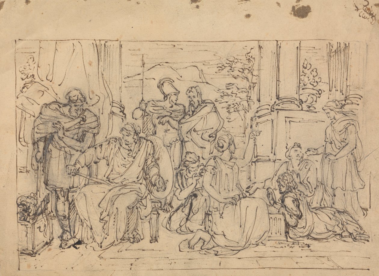 Scene fra Timon av Athen av Robert Smirke