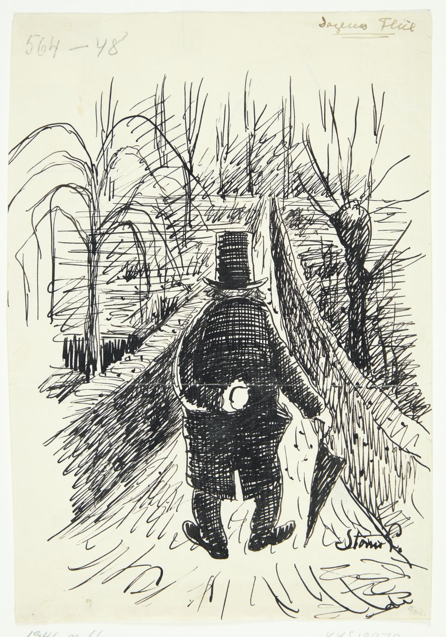 Ark for "Dagens flue" av Robert Storm Petersen