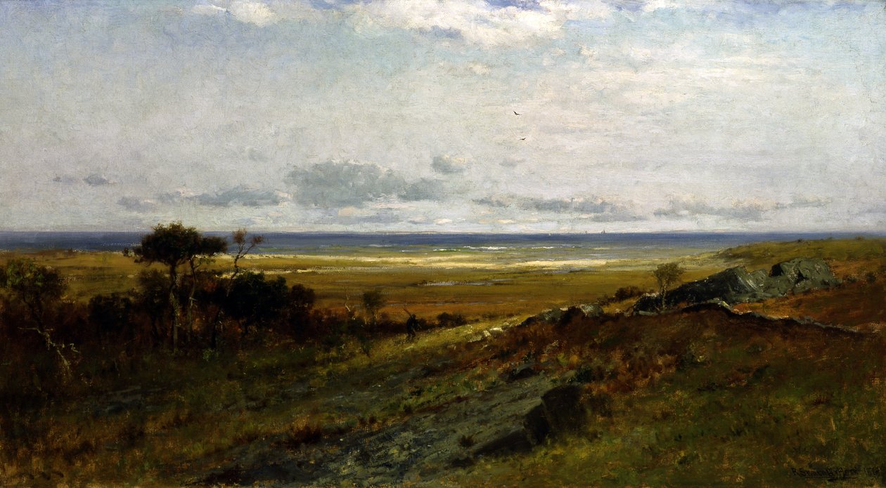 Nær havet, 1879. av Robert Swain Gifford