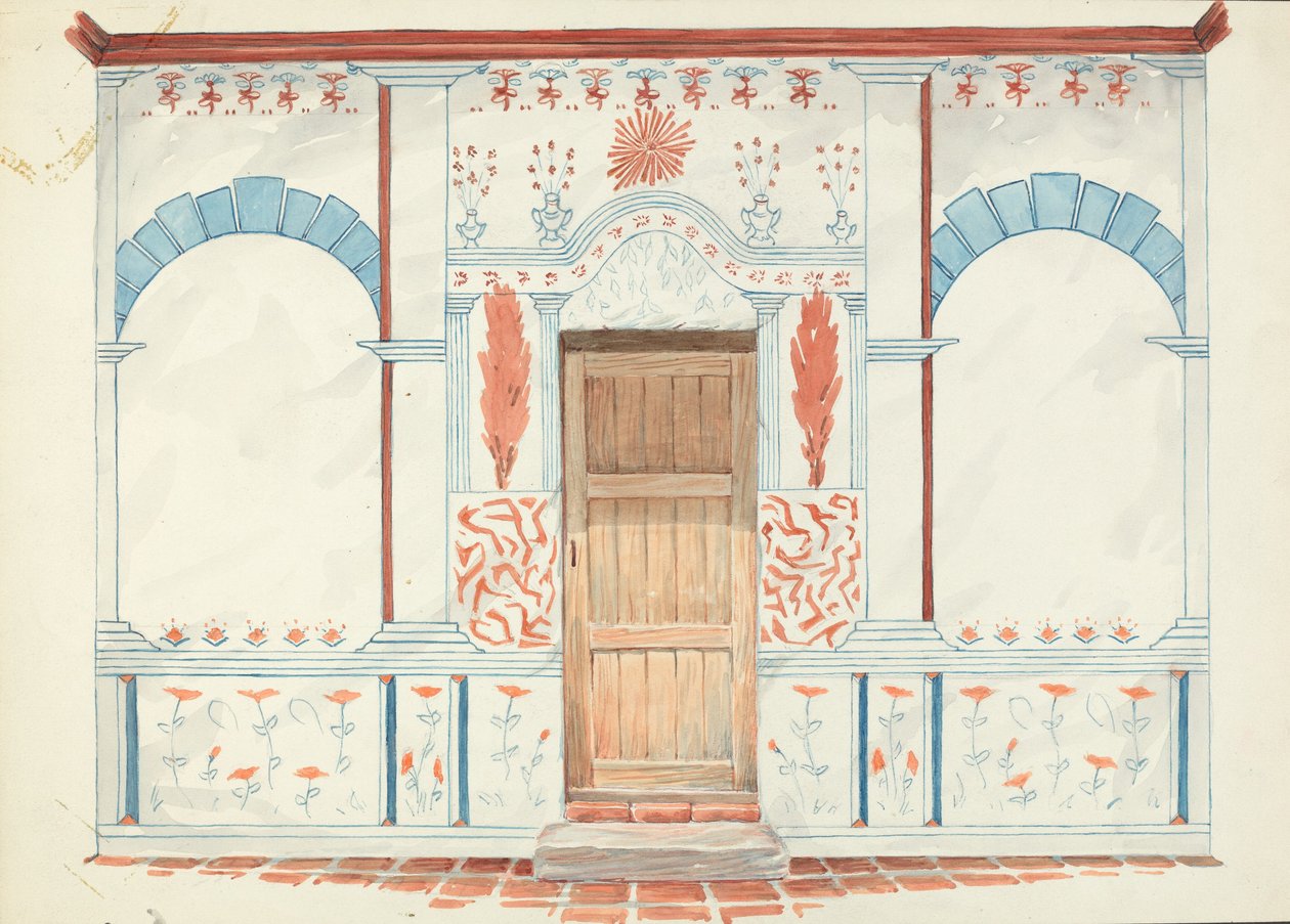 Restaureringstegning av Robert W.R. Taylor
