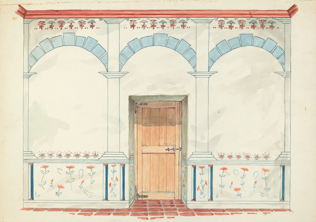Restaureringstegning av Robert W.R. Taylor