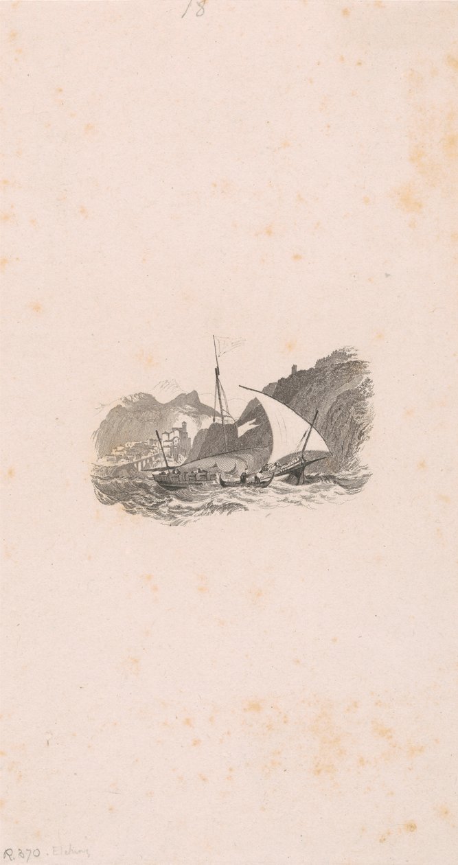 Amalfi (vignett) av Robert Wallis