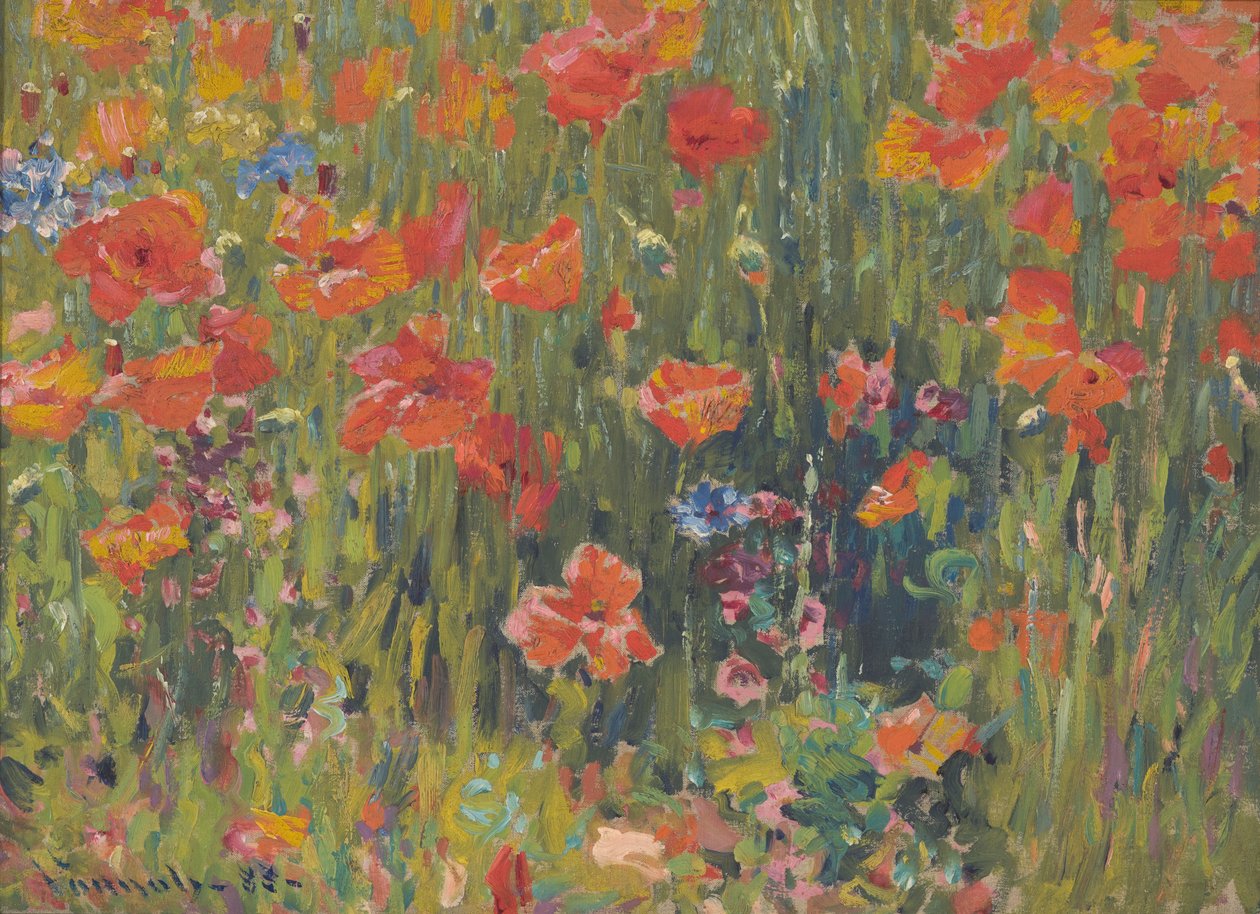 Valmuer av Robert William Vonnoh