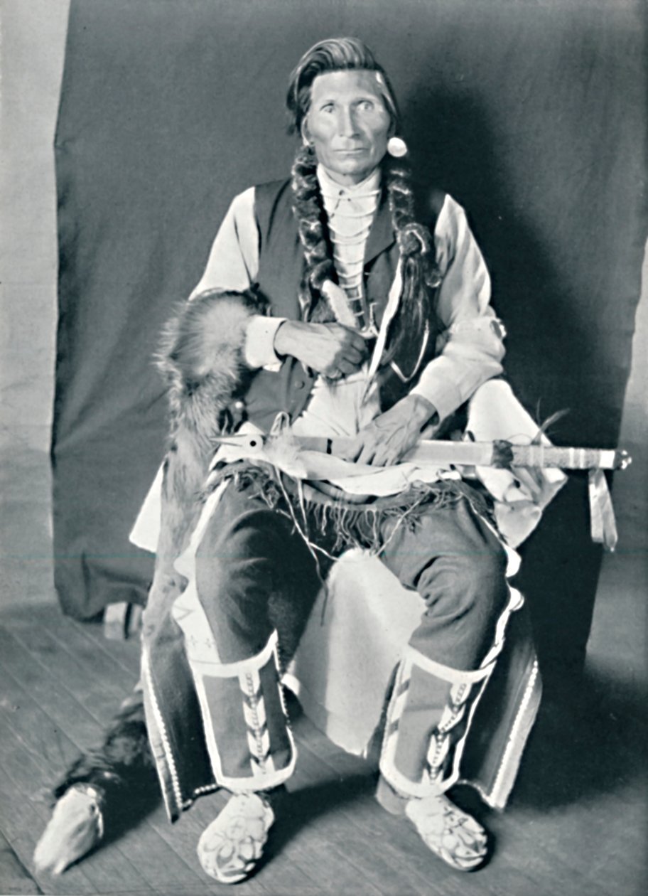 En sahaptin-indianer, 1912 av Robert Wilson Shufeldt