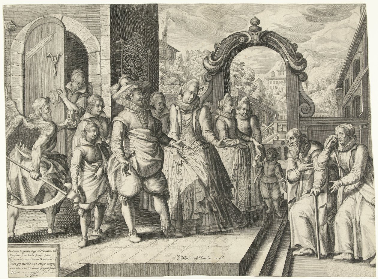 Rike barn, fattige foreldre av Robert de Baudous (possibly)