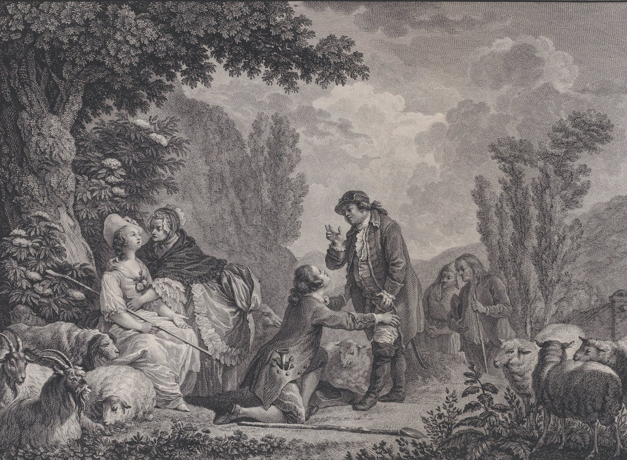 Anerkjennelsen av Fonrose, 1786. av Robert de Launay