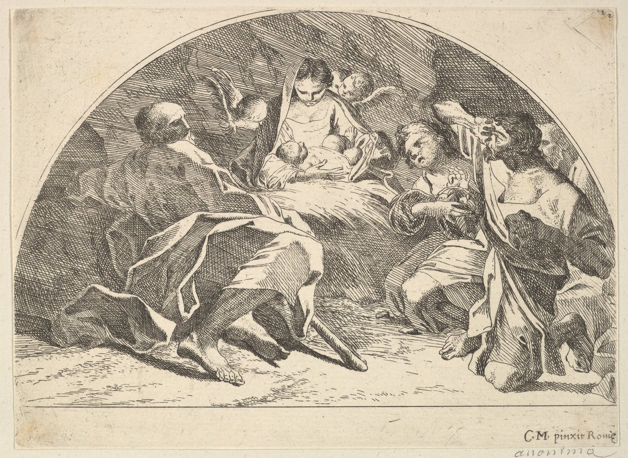 Fødsel, 1680-1743. av Robert van Audenaerde
