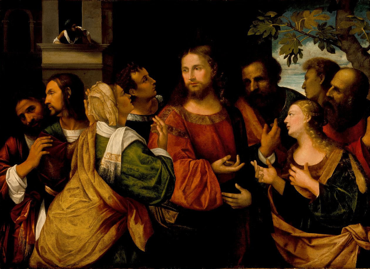 Kristus og kvinnene i Kanaan, ca. 1520 av Rocco Marconi