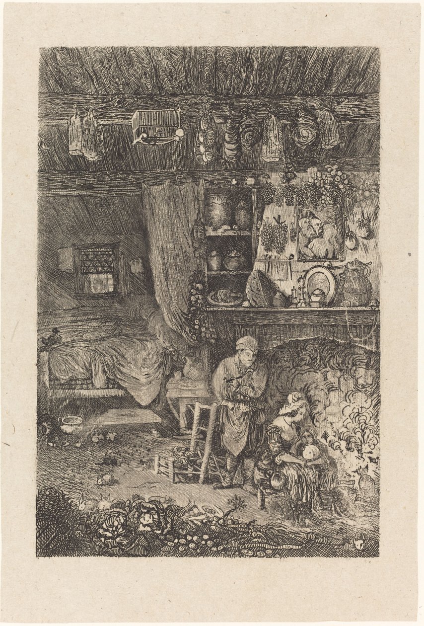 flamsk interiør av Rodolphe Bresdin