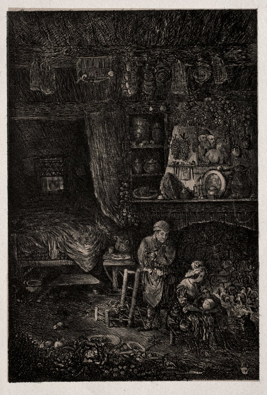 flamsk interiør av Rodolphe Bresdin