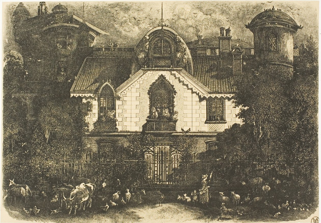 Det fortryllede huset av Rodolphe Bresdin