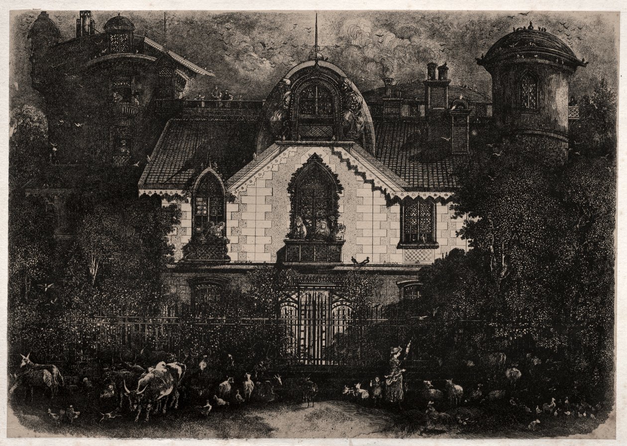 Det fortryllede huset av Rodolphe Bresdin