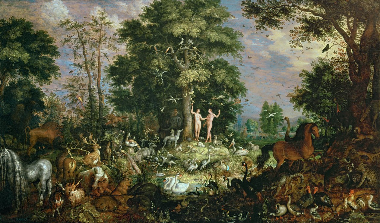 Edens hage av Roelandt Jacobsz. Savery