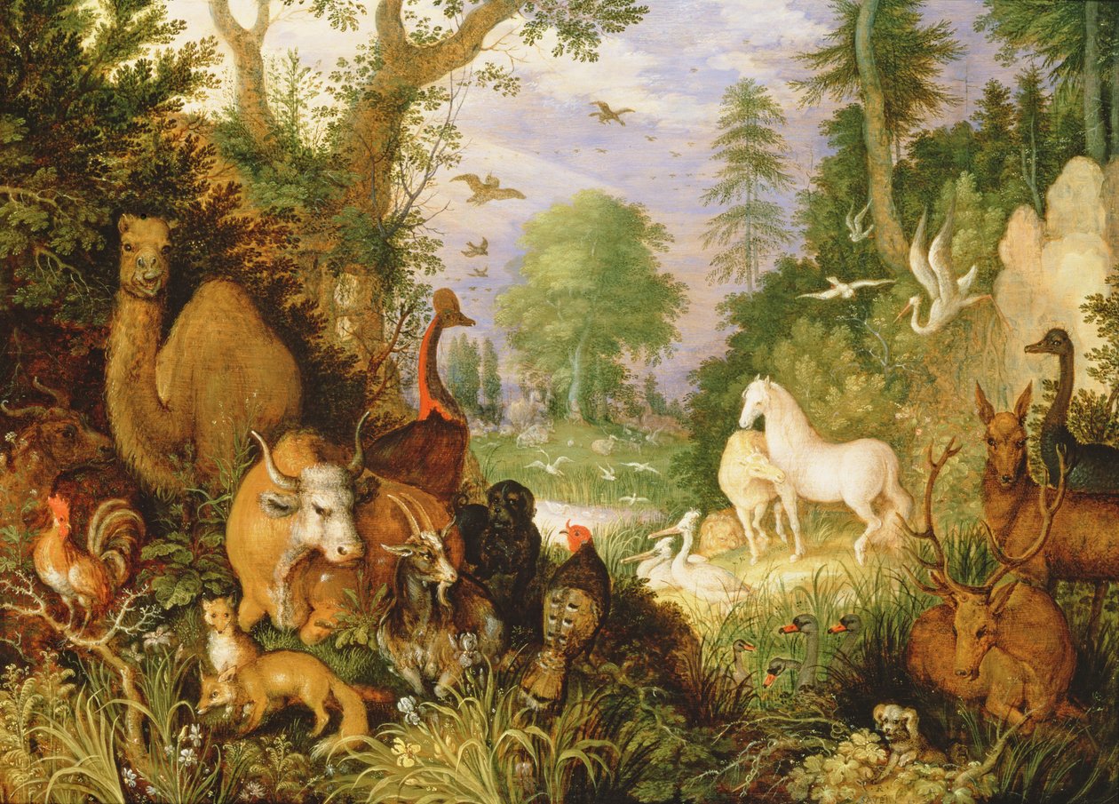 Orpheus Charming the Animals, ca. 1618 (panel) av Roelandt Jacobsz. Savery