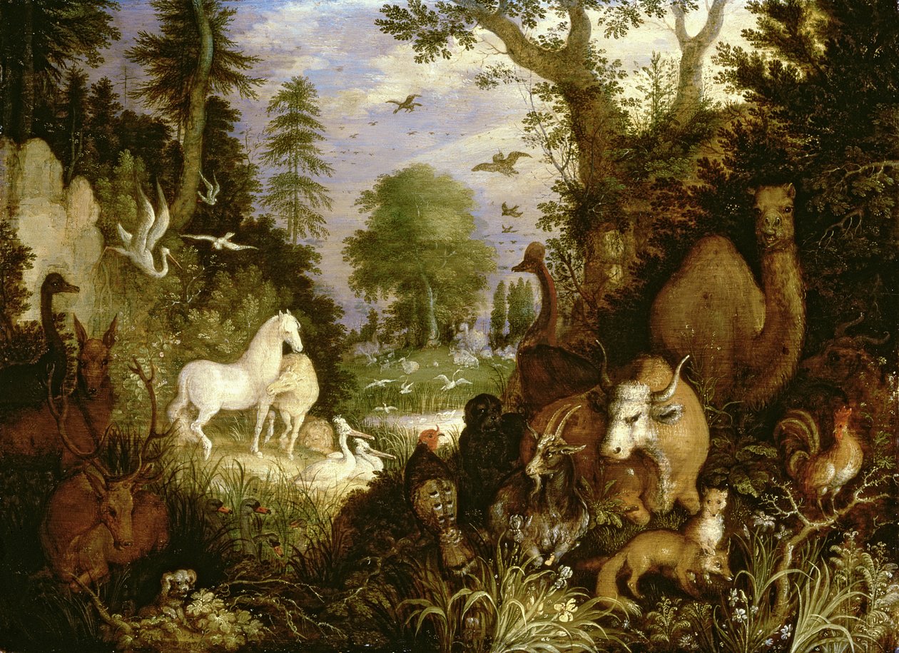 Edens hage av Roelandt Jacobsz. Savery