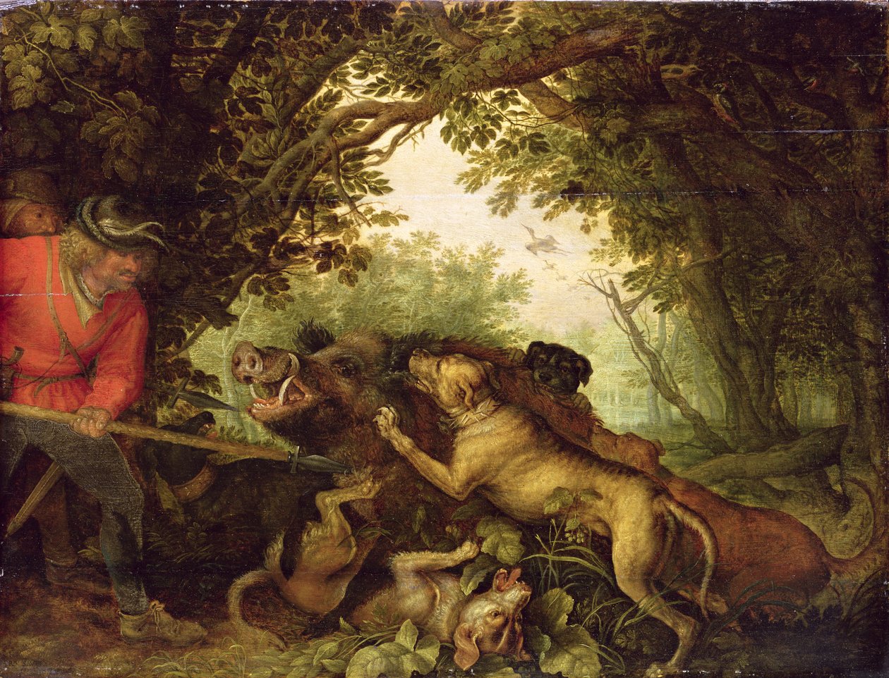 Villejakt, 1611 av Roelandt Jacobsz. Savery