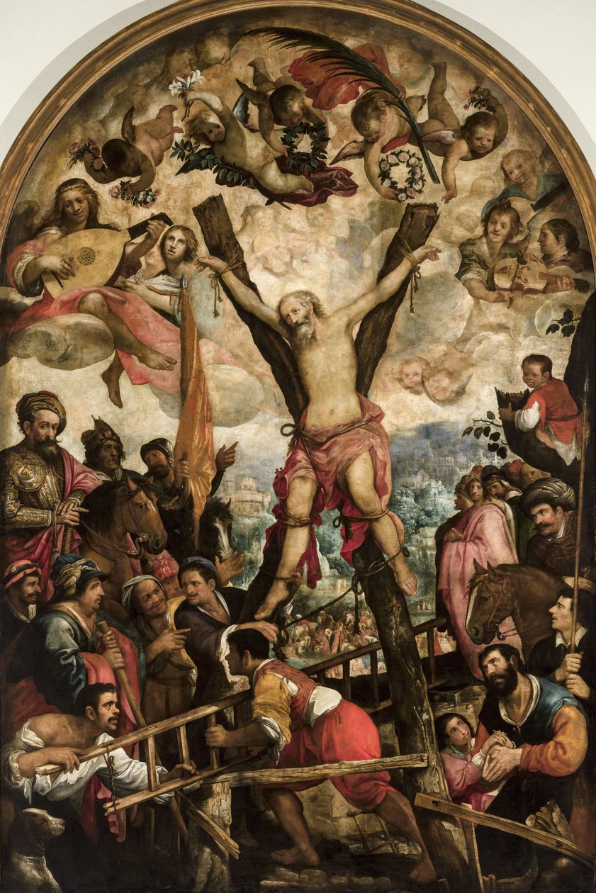 The Martyrium of Saint Andrew, ca. 1610. av Roelas