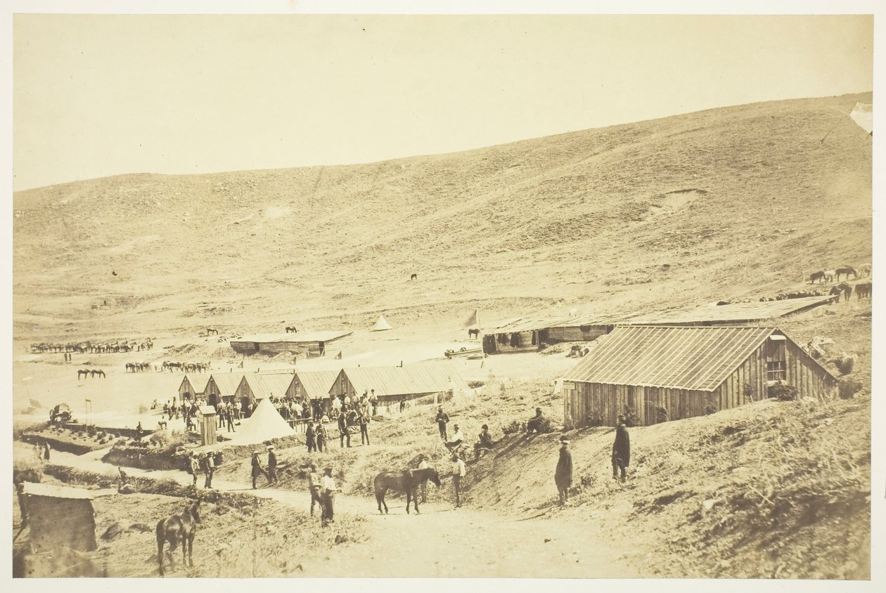 Camp of the 4th Light Dragons av Roger Fenton