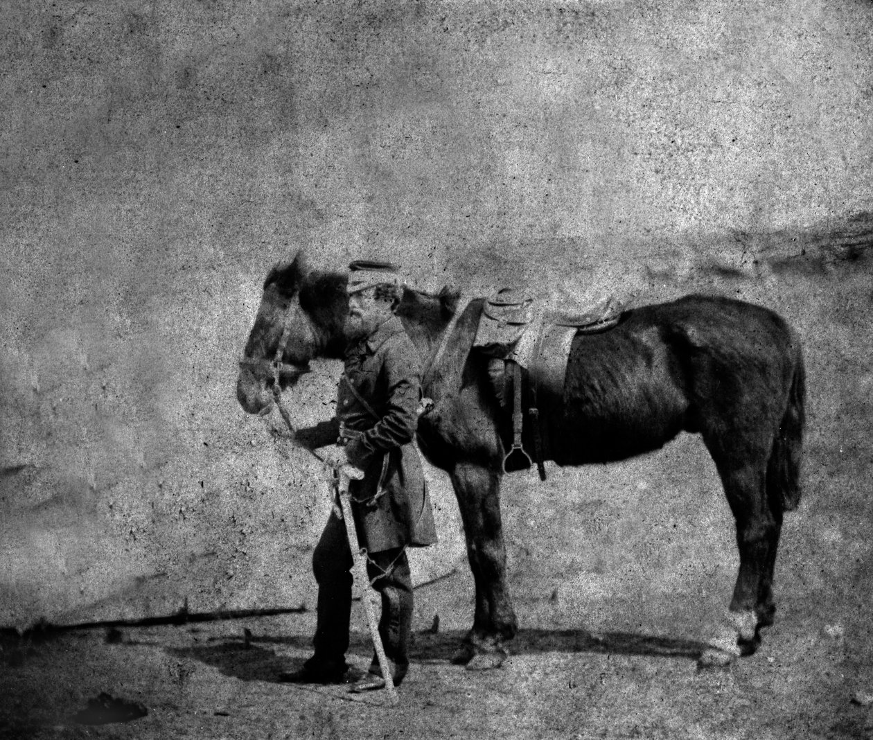 Kaptein Arthur Layard, 1855 av Roger Fenton