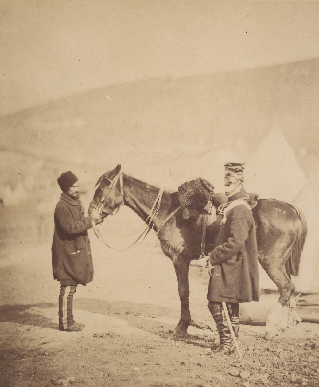Generalmajor A. H. King, 1855. av Roger Fenton