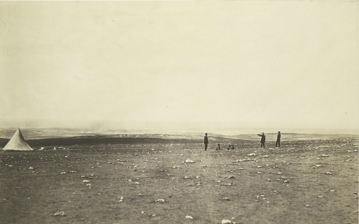 Sebastopol fra Cathcarts Hill, 1855. av Roger Fenton