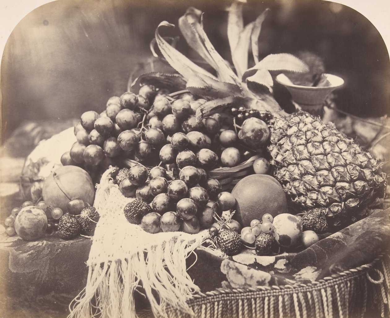 Stilleben med frukt, 1860. av Roger Fenton