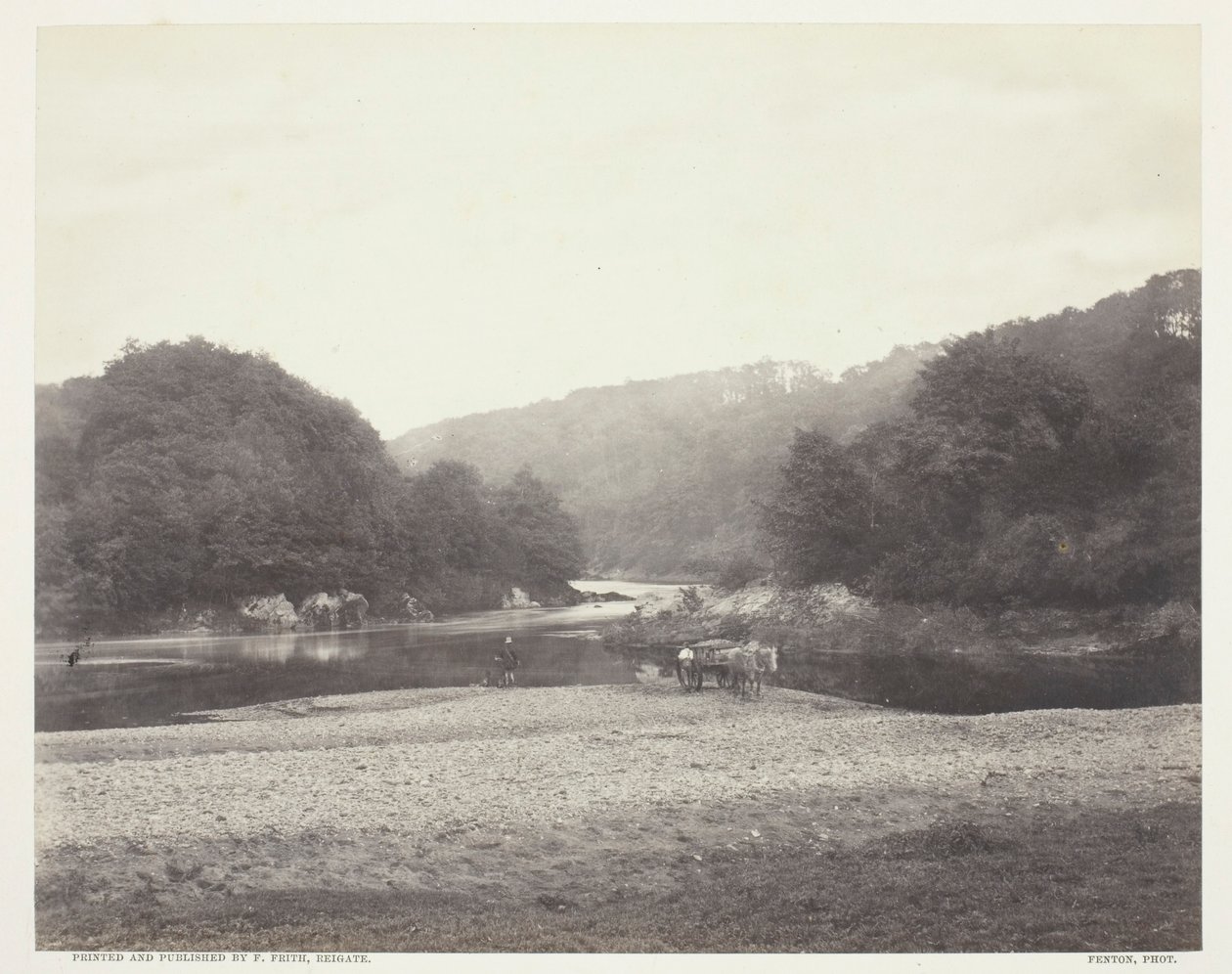Utsikt over Ribble, Yorkshire av Roger Fenton