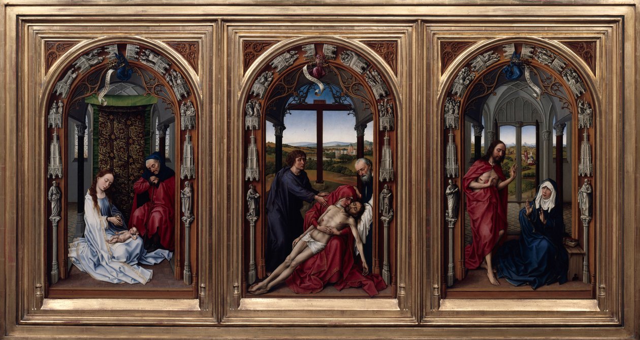 Vår Frues alter (Miraflores alter) av Rogier van der Weyden