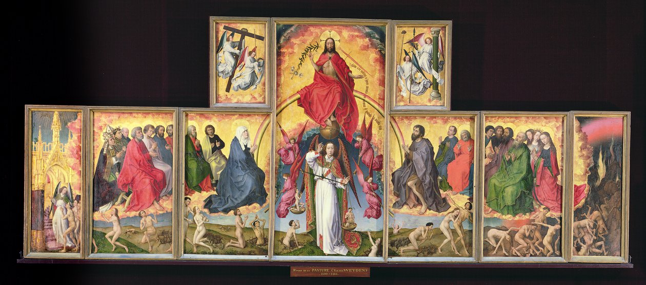 Den siste dom, ca. 1445-50 av Rogier van der Weyden