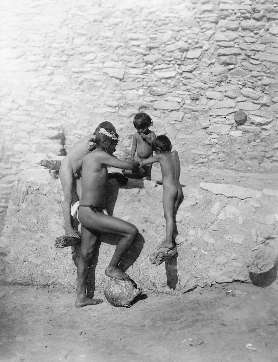 Festen, ca. 1913 (s/hvitt-bilde) av Roland W. Reed