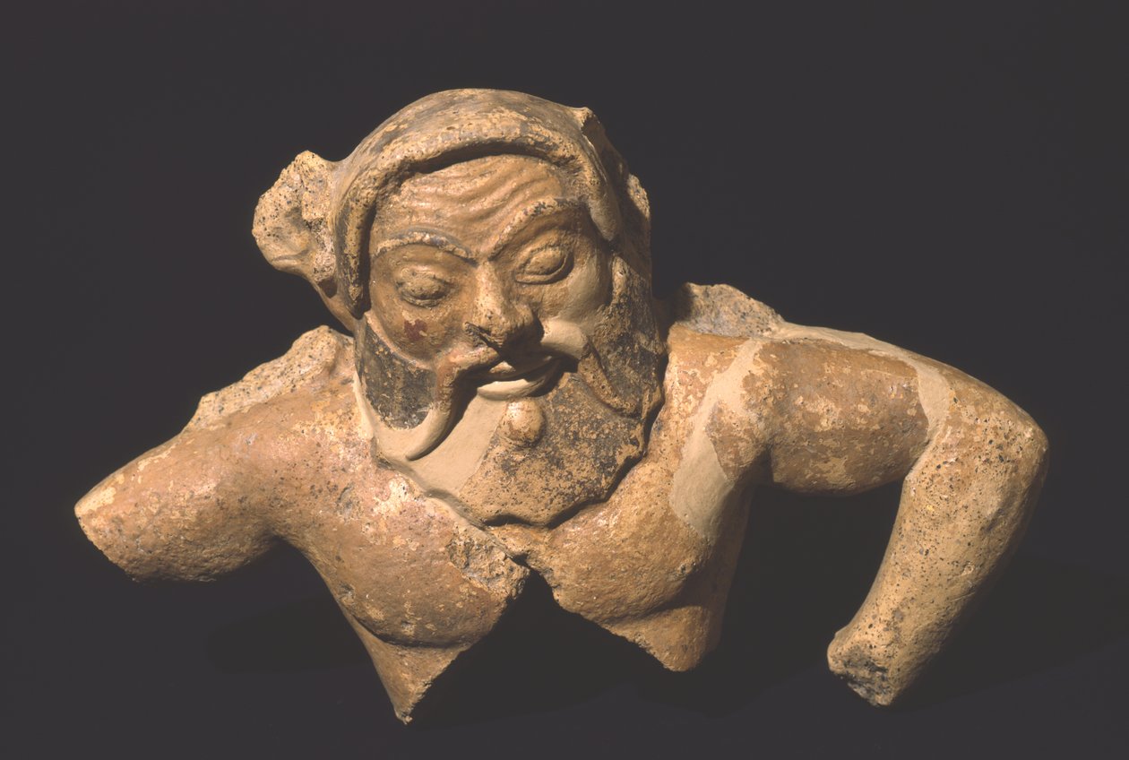 Antefix, fra Satricum av Roman