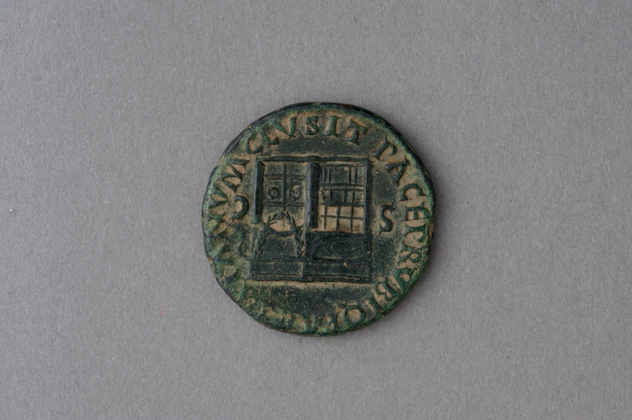 Som mynt av Nero (bronse) av Roman