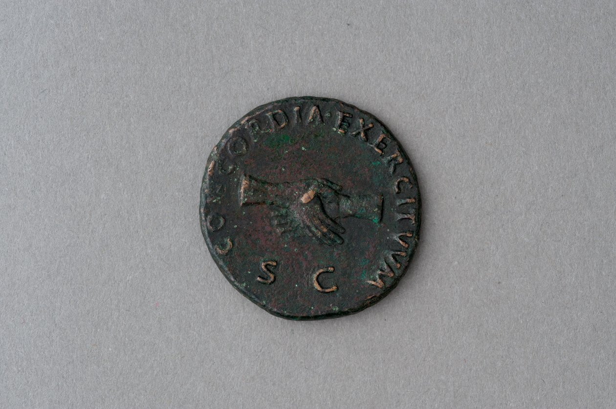 Som mynt av Nerva (bronse) av Roman